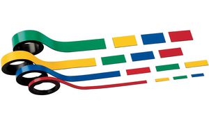 MAUL magneetstrip 20 x 1000 mm, rood