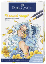 FABER-CASTELL Sketch Marker GOLDFABER, Set Romantische Manga 1