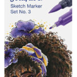 FABER-CASTELL Sketch marker GOLDFABER, set Romantic Manga 3