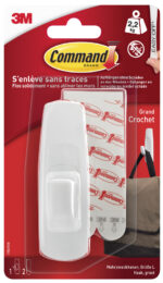 3M Command Universele Haak, Kunststof, Maat L, Wit