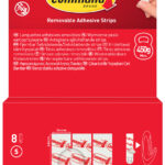 3M Command Navulverpakking Strips, Maat S, wit