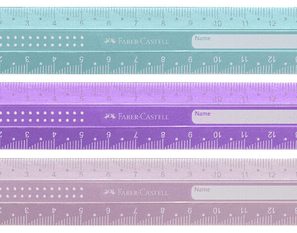 Faber-Castell liniaal Sparkle 150mm, gekleurde uitvoering