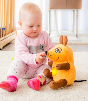 Knuffeldiernachtlampje 'Muis'