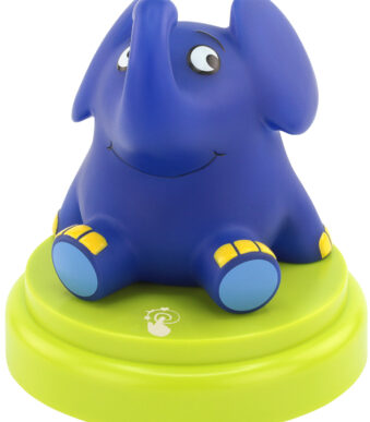 Nachtlampje 'Olifant', blauw/groen