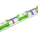 Perfecte bezemhouder van aluminium.