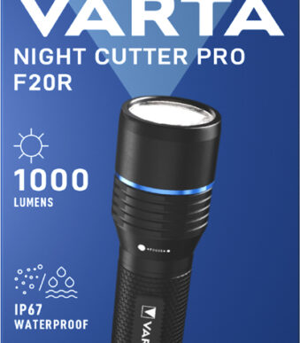 VARTA Premium zaklamp 'NIGHT CUTTER PRO F20R', zwart