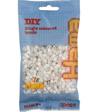 Hama Strijkkralen midi, parelmoer, in zakje