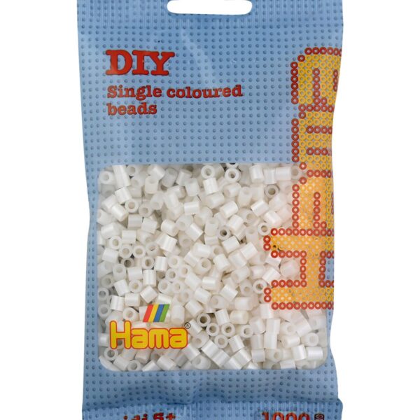 Hama Strijkkralen midi, parelmoer, in zakje