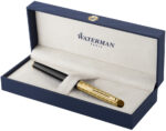 WATERMAN Hémisphère Opera rollerpen zwart met gouden details