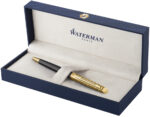 WATERMAN Hémisphère Opera balpen zwart met goudkleurige details