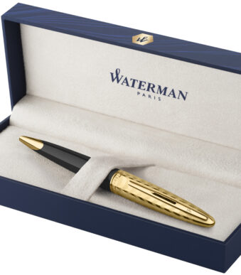 WATERMAN Carène Opera balpen - zwart met goudkleurige details