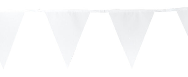 folia Vlaggenlijn 'Basic', lengte: 3,80 m, wit