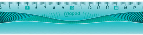 Maped platte liniaal flexibel, 200 mm, kunststof