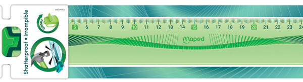 Maped buigbare liniaal 30 cm, kunststof, transparant