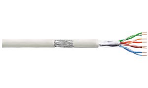 LogiLink Netwerkkabel, Cat. 5e, SF/UTP, 100 m, grijs