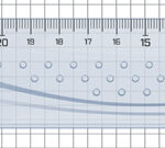 Maped platte liniaal 300 mm voor linkshandigen