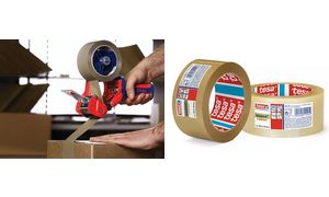 tesapack Verpakkingstape 4124, PVC, 75 mm x 66 m