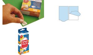HERMA fotoplakkertjes in voordeelpak, 2 x 500 stuks