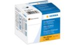 HERMA adresetiketten, 70 x 38 mm, op rol, permanent, wit