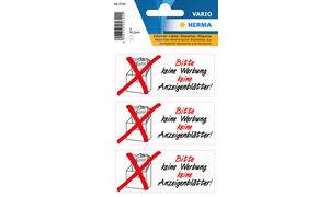 Herma Geen-reclamebesticker