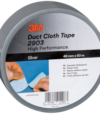 3M Scotch - Textieltape - 48 mm x 50 m - Zwart