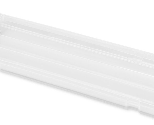 deflecto pennenbox met deksel, transparant