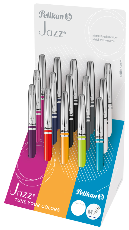 Pelikan balpen Jazz Classic, display van 15 stuks Pelikan balpen Jazz Classic, display van 15 stuks