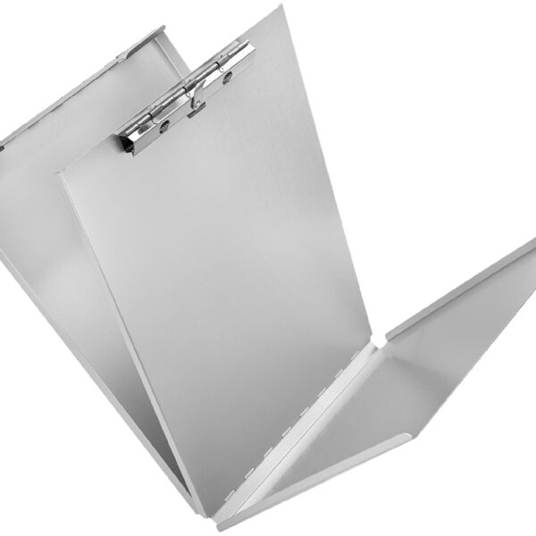 Läufer documenthouder, aluminium, met vak en tussenschot