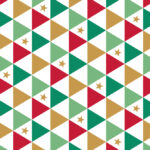 SUSY CARD Kerstcadeaupapier 'Driehoeken