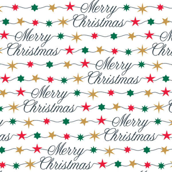 SUSY CARD Kerstcadeaupapier 'Sterrenslinger