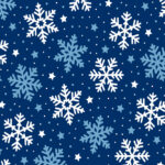 SUSY CARD Kerst cadeaupapier 'Sneeuwvlokken