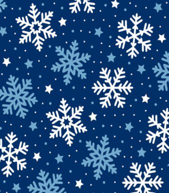 SUSY CARD Kerst cadeaupapier 'Sneeuwvlokken