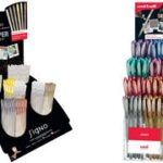 Uni-ball SIGNO gelpennen metallic kleuren, 72 stuks display