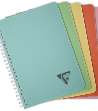 Clairefontaine Spiraalschrift LINICOLOR, A5, diverse kleuren