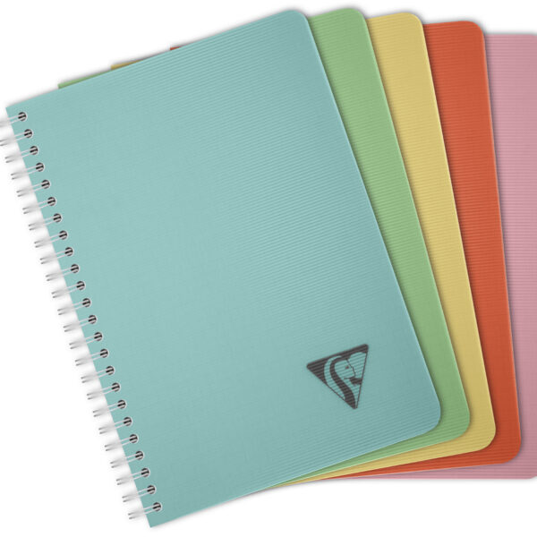Clairefontaine Spiraalschrift LINICOLOR, A5, diverse kleuren