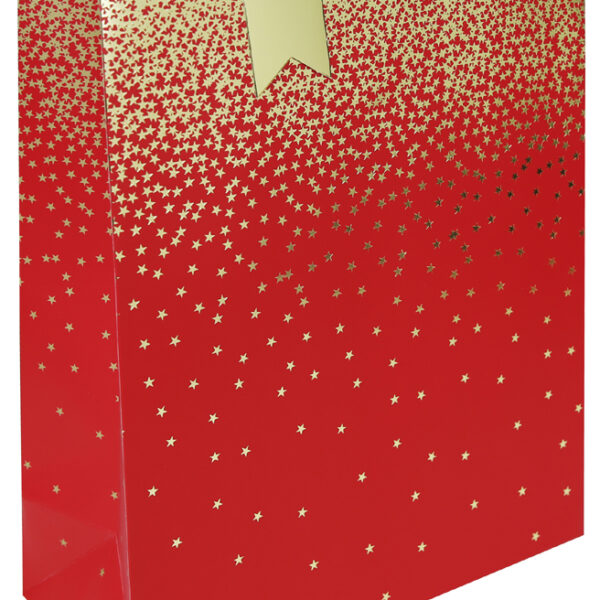 Clairefontaine Kerst cadeautas 'Sterrenregen rood