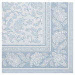 PAPSTAR servetten Royal Collection Ornaments arctisch blauw