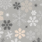 PAPSTAR kerstservietten Snowflakes 33x33cm 3-laags