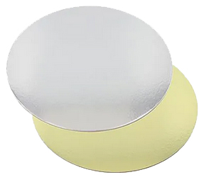 STARPAK Taartbodem rond 200mm goud/zilver, 25 stuks