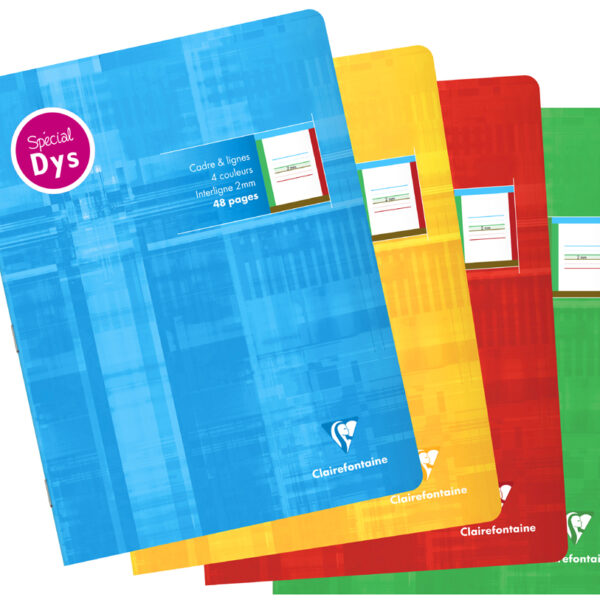 Clairefontaine DYS schrift, geniet, 170 x 220 mm, 48 pagina's