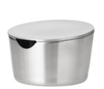 Esmeyer suikerpot met deksel VISTA rond zilver