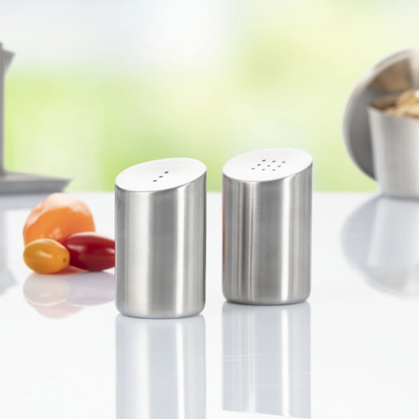 Esmeyer zout- en peperstrooierset VISTA, zilver