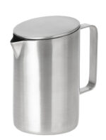 Esmeyer melkkannetje met deksel VISTA rond zilver