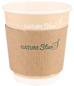 NATURE Star bekermanchet, van karton, voor 200 ml beker