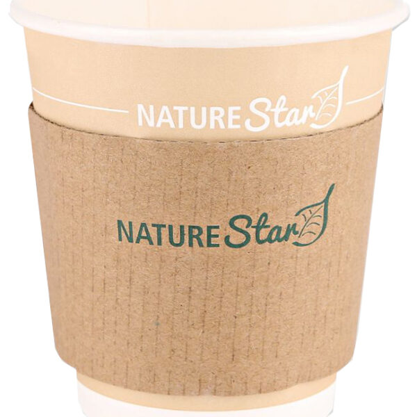 NATURE Star bekermanchet, van karton, voor 200 ml beker