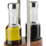 APS Azijn- en oliestel WOOD, acaciahout/roestvrij staal