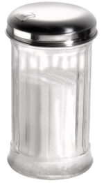 APS Suikerdispenser met doseerklepje, roestvrij staal/glas