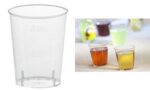 Plasticsnackglazen 2cl helder