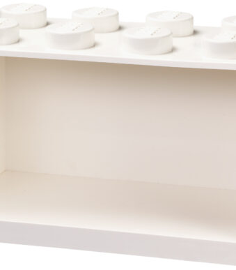 LEGO Baksteen Opbergrek BRICK SHELF 8, breedte 318 mm, wit