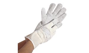 HYGOSTAR werkhandschoen 'WORK', naturel, XXL, rundersplitleer